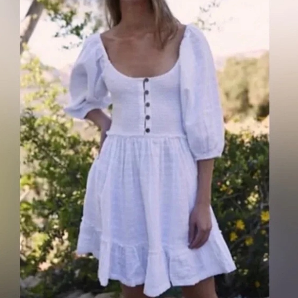 Free People
 Sumer Picnic Mini Dress 
Excellent condition